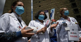 Protestas en Francia por crisis en hospitales públicos