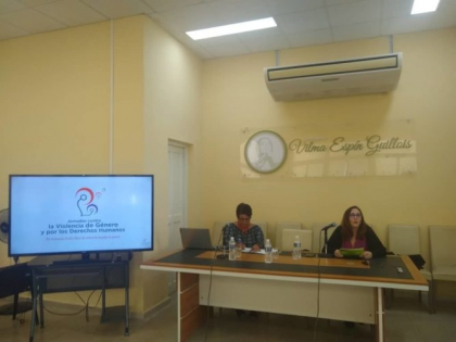 Anuncian Jornadas contra la violencia de género y por los derechos humanos