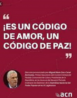 Díaz-Canel: Código de las Familias es una apuesta por la vida