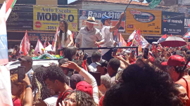 Lula busca remontada electoral entre banderas y consignas