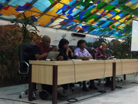 Autoridades de Santiago de Cuba departen con activistas solidarios
