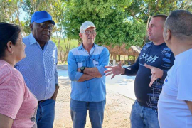 Chequeó Valdés Mesa producción porcina y agrícola en Artemisa