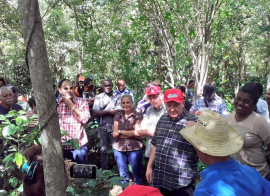 Realizan taller de extensionismo  cafetalero en Tercer Frente